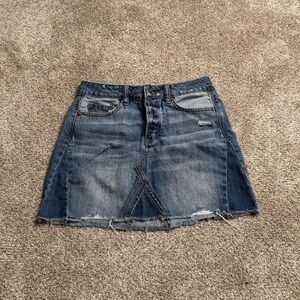 AMERICAN EAGLE "UPCYCLED" MINI SKIRT